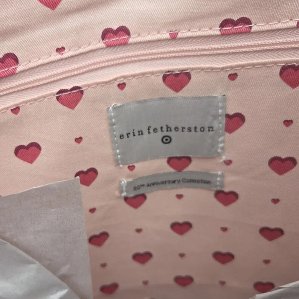 Erin Fetherston Heart Tote Bag X Target 20th Anniversary. RED. NWT. - Picture 7 of 8